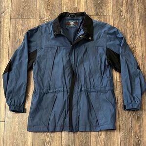 Vintage Dunbrooke Zip Up Winter Nylon Blue Coat Mens Medium